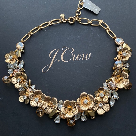 J. Crew birds-of-paradise necklace in gold - Picture 1 of 5